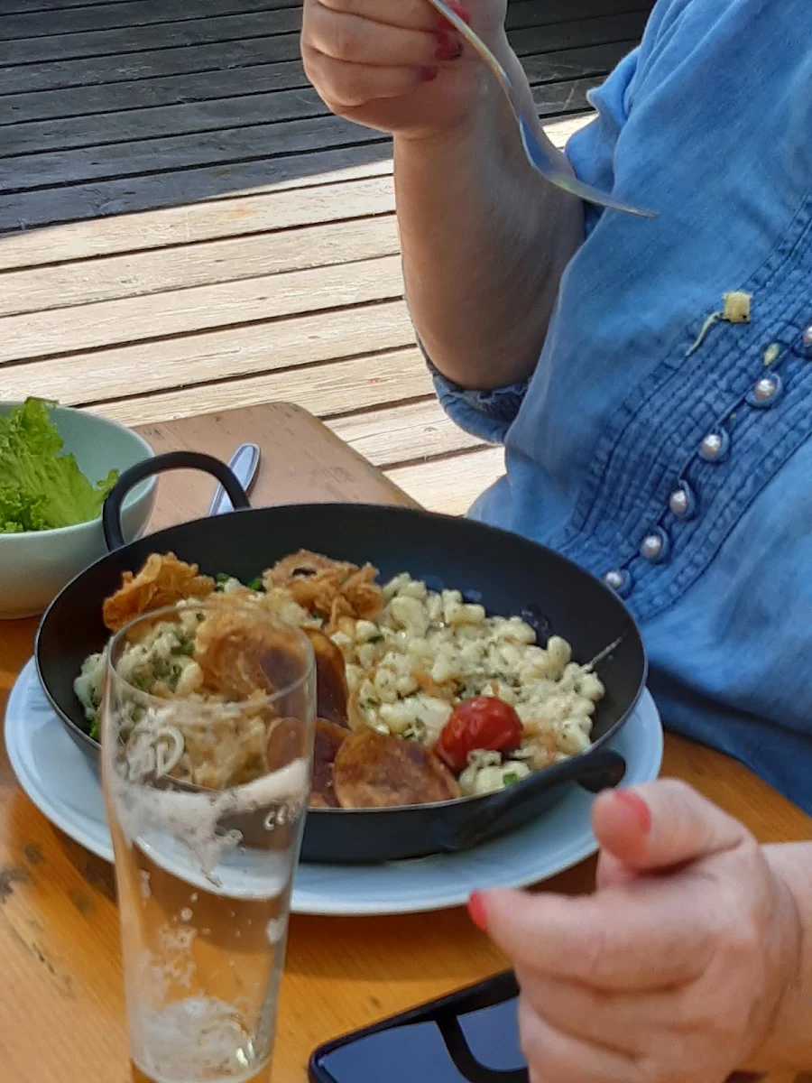 Käsespatzln Mit Röstzwiebel