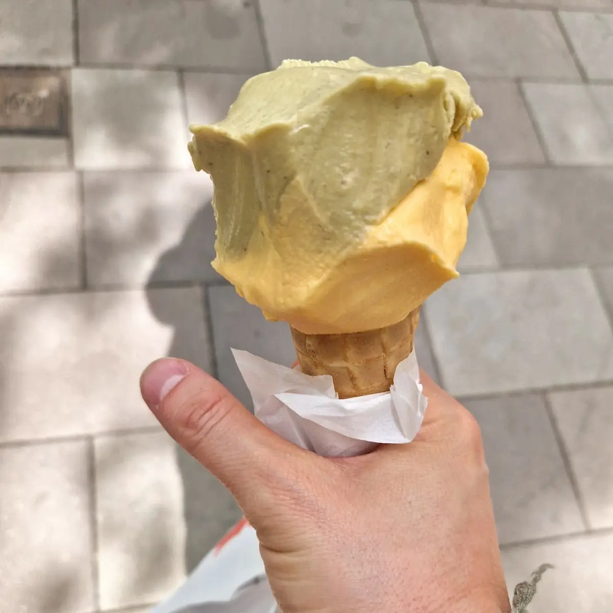 Traditionelle Eistüte