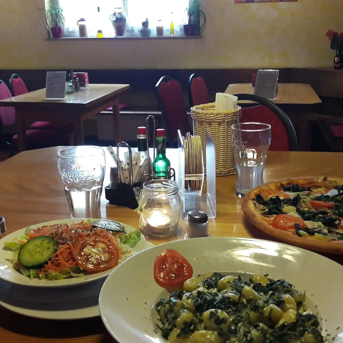 Spinatpizza Und Spinat Gnocchi