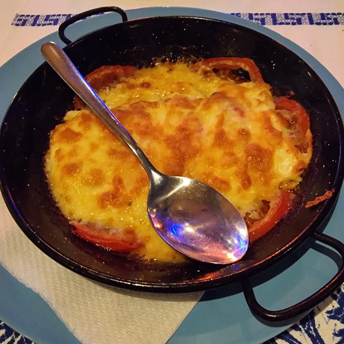 Haloumi Saganaki Gegrillter Zypriotischer Schafkäse
