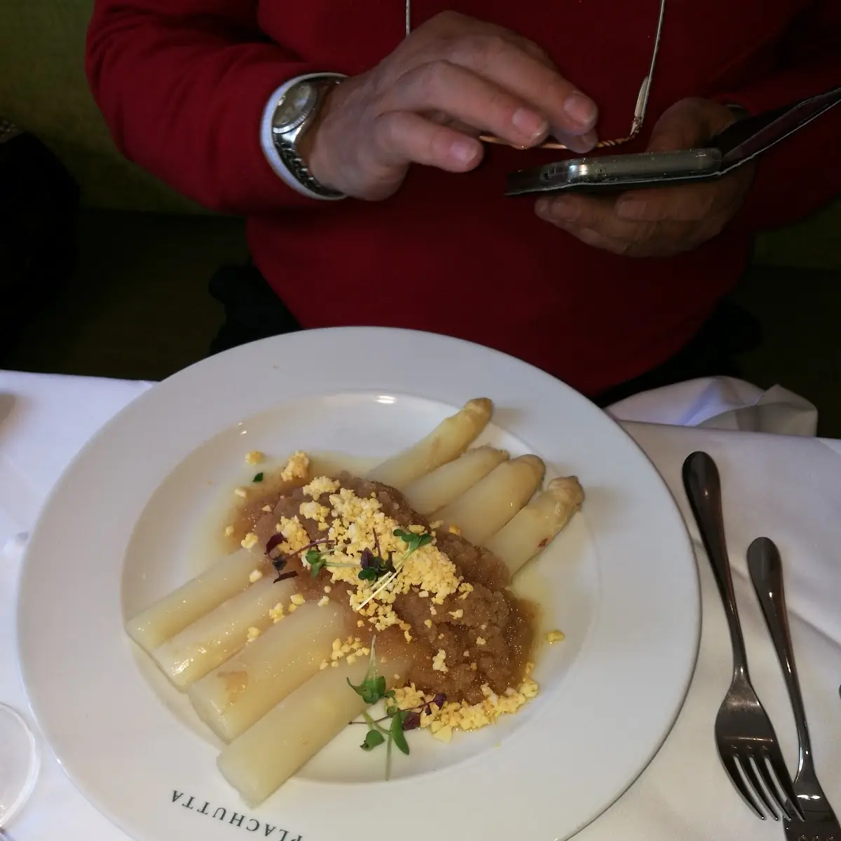 Gekochter Spargel Mit Butterbrösel