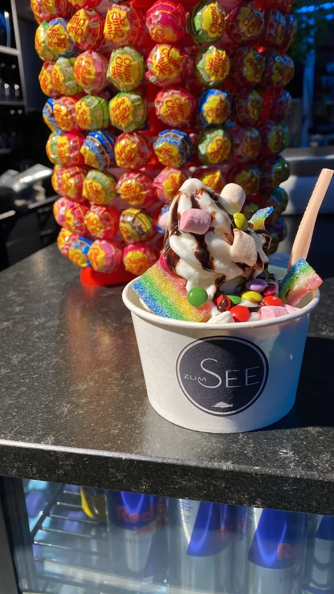Frozen Joghurt Mit 3x Toppings