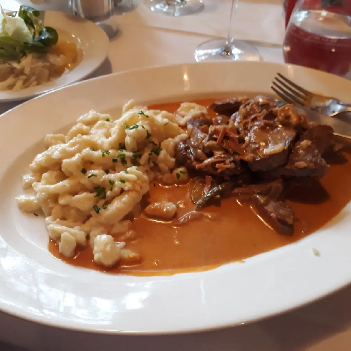 Strogonoff Mit Spätzle