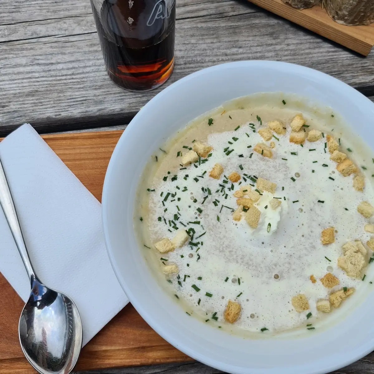 Knobicremesuppe