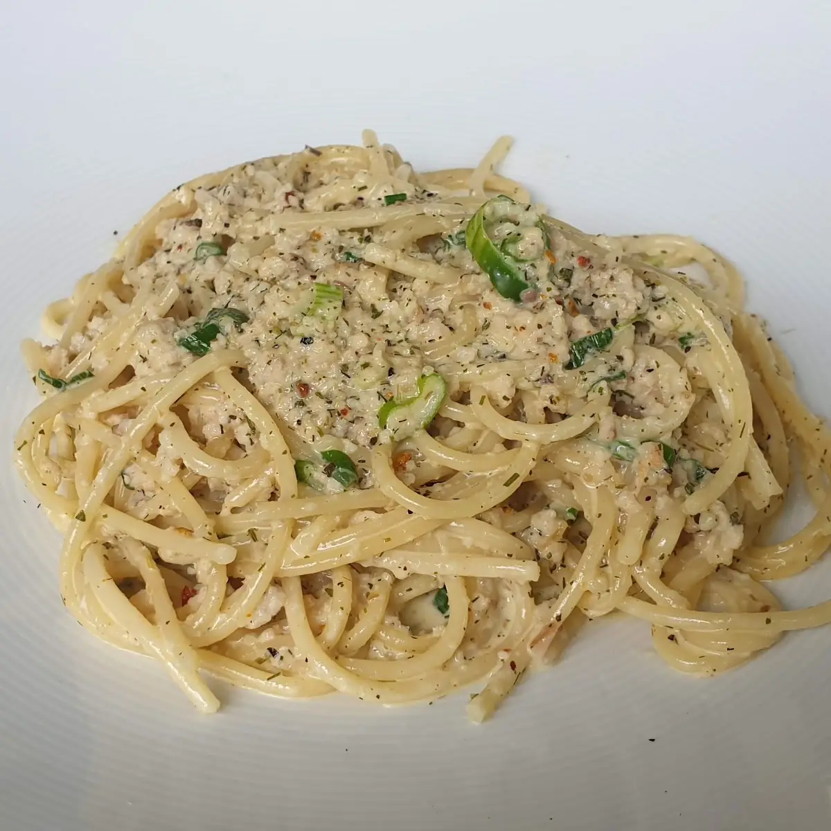 Spaghetti Mit Räucherfisch