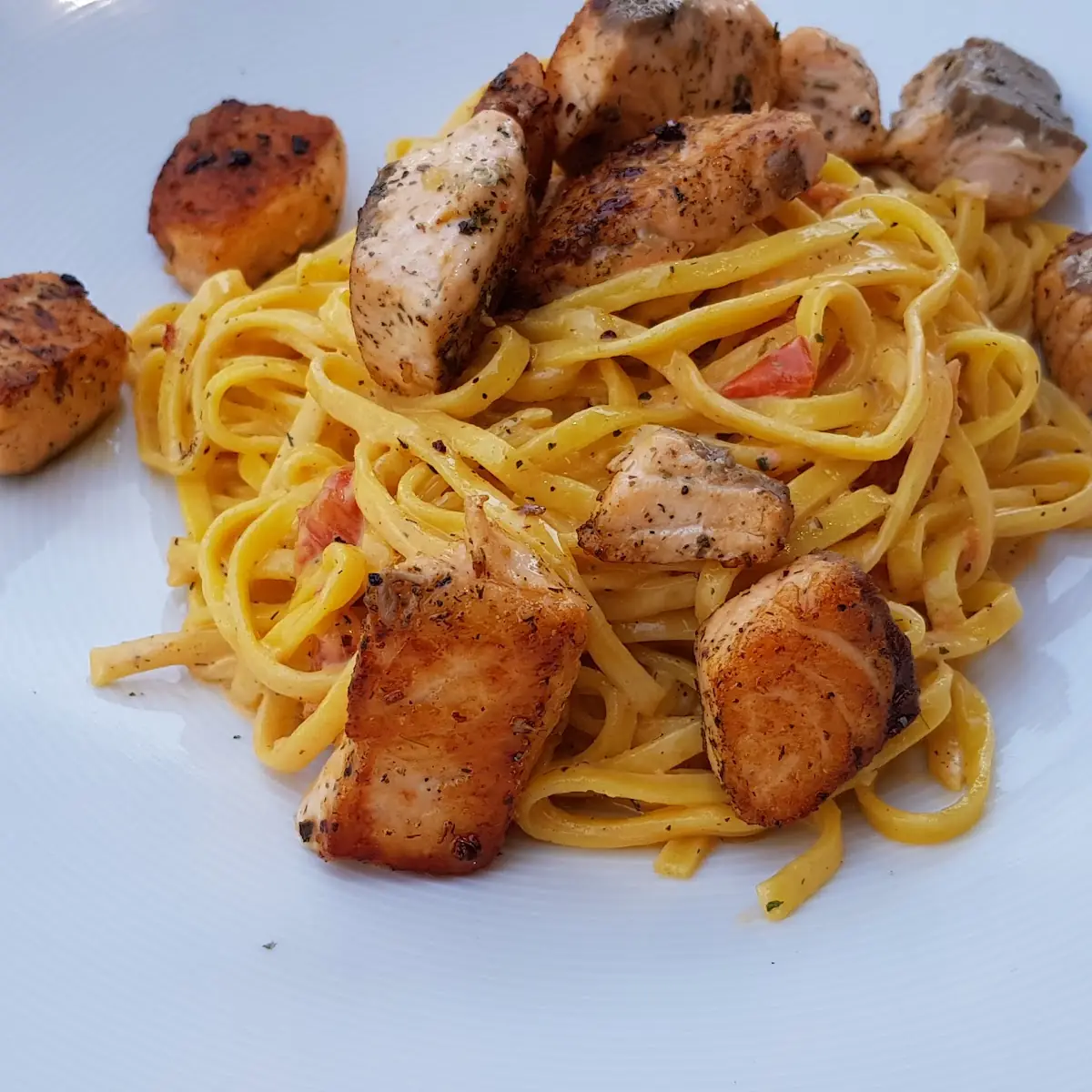 Tagliatelle Mit Lachs