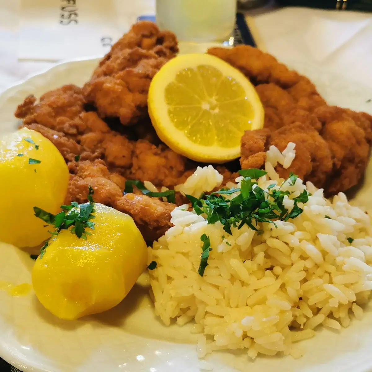 Cordon Bleu Mit Reis