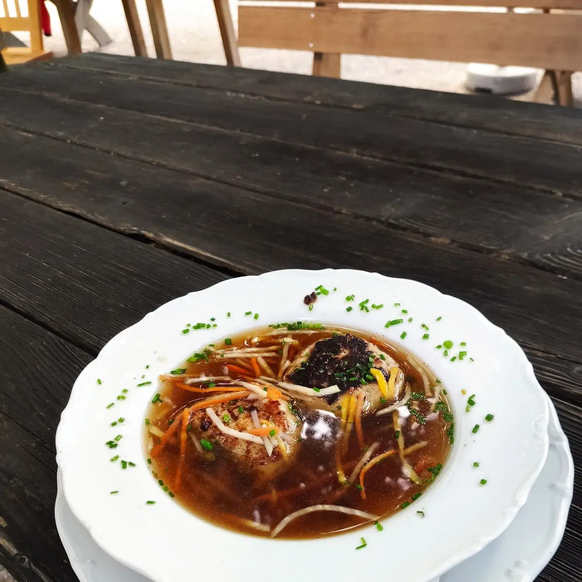 Kaspressknödelsuppe