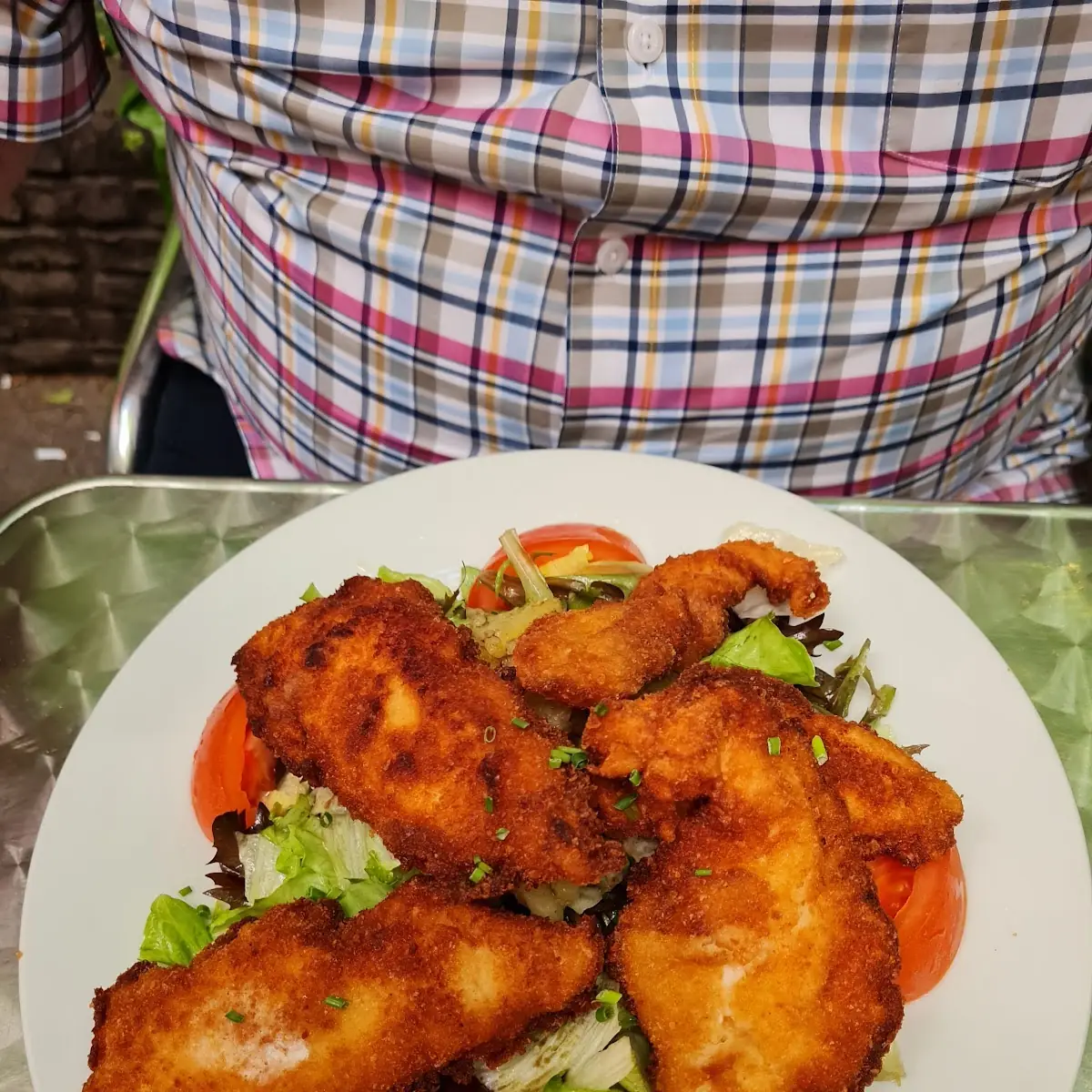 Backhendelsalat