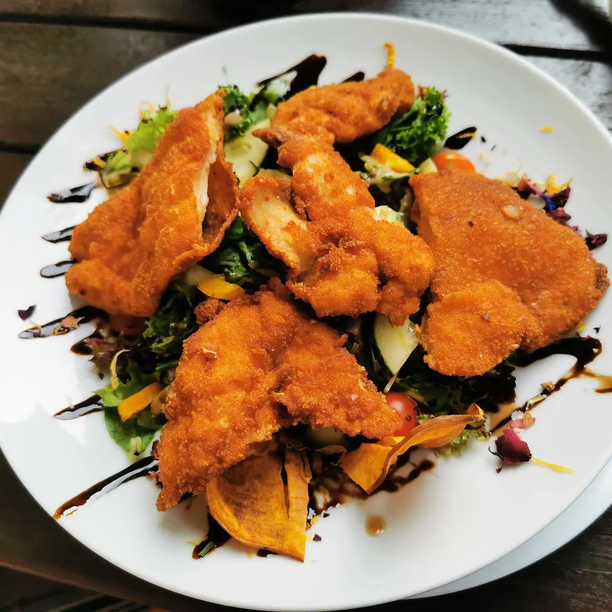 Backhendlsalat