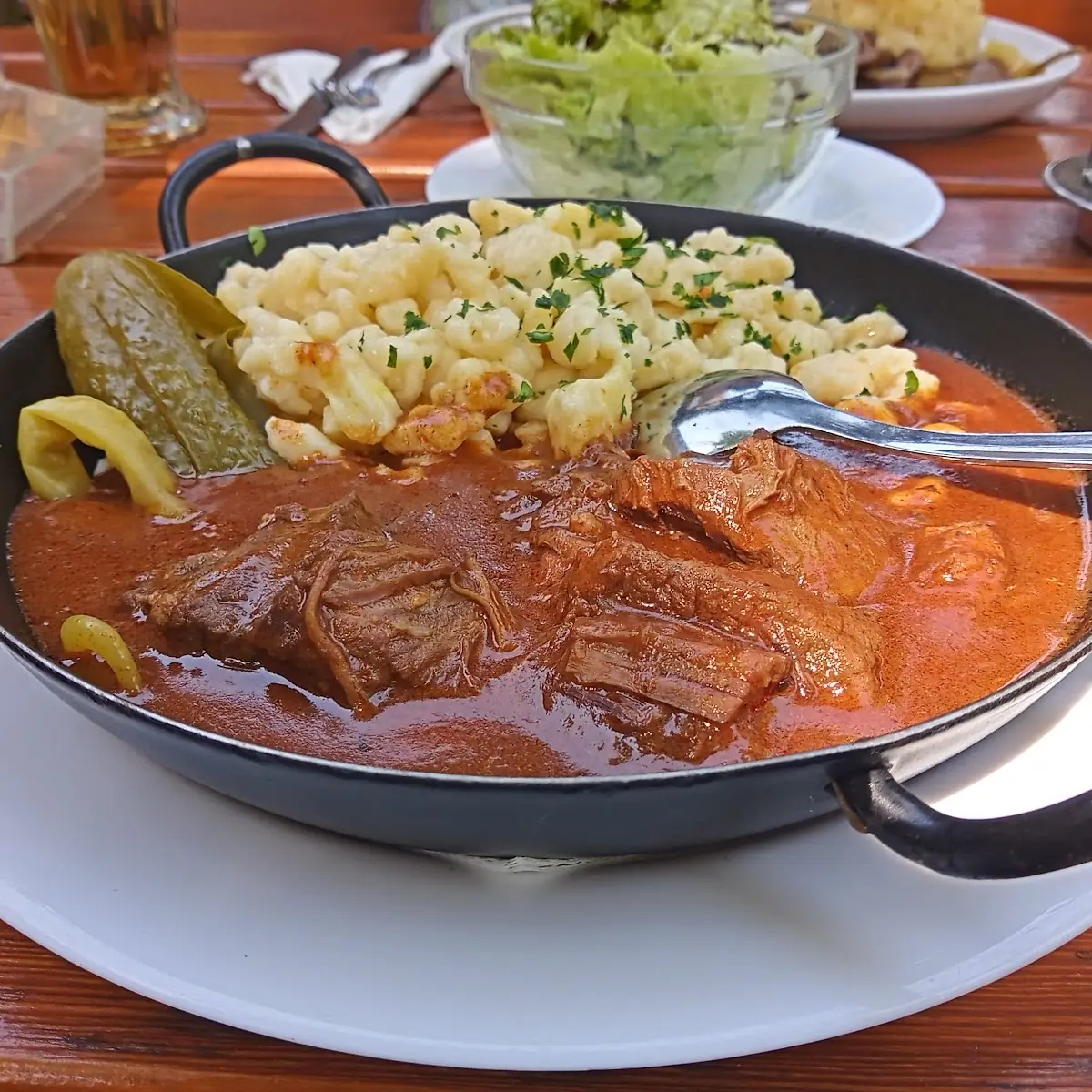 Gulasch Mit Eierspätzle