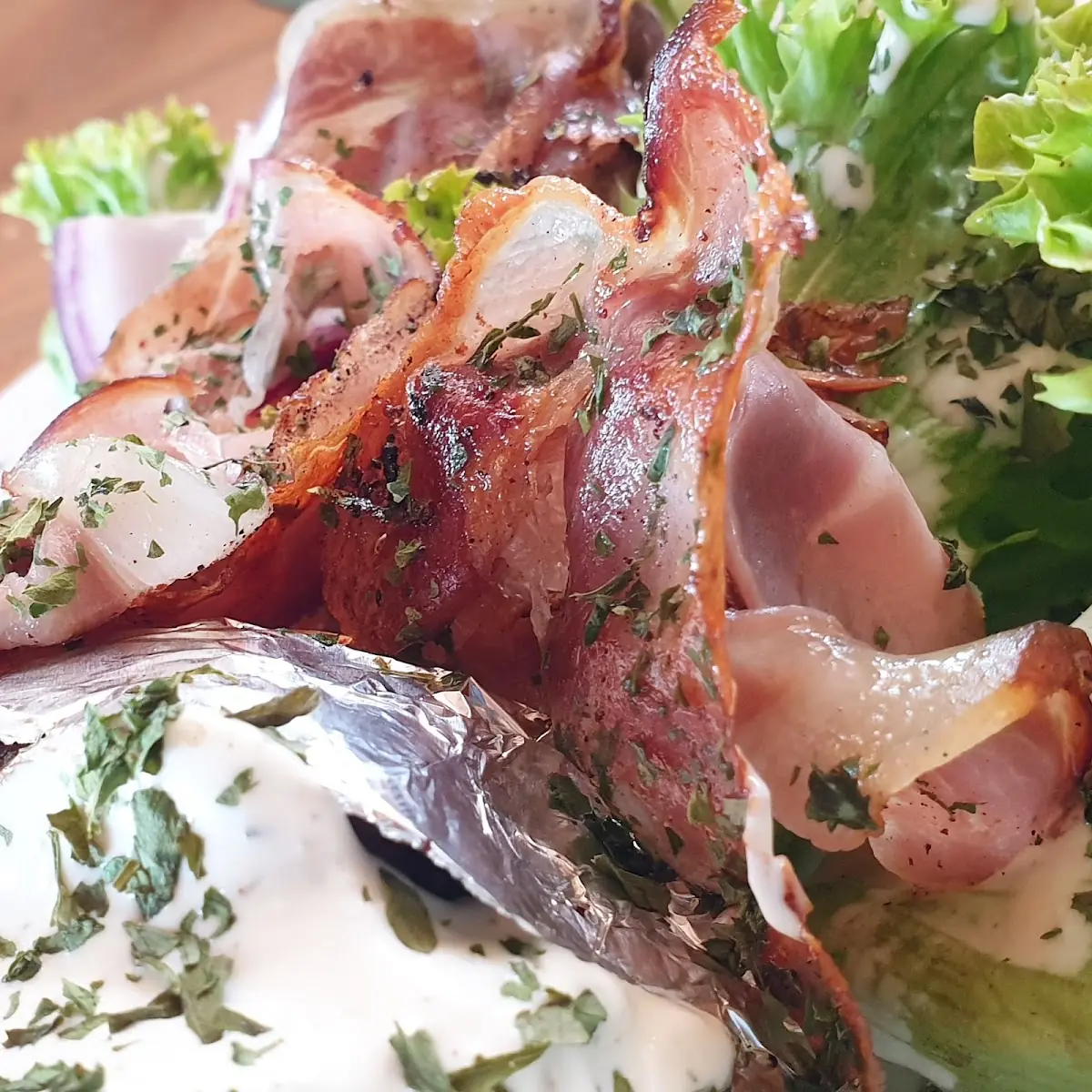 Ofenkartoffel Mit Speck