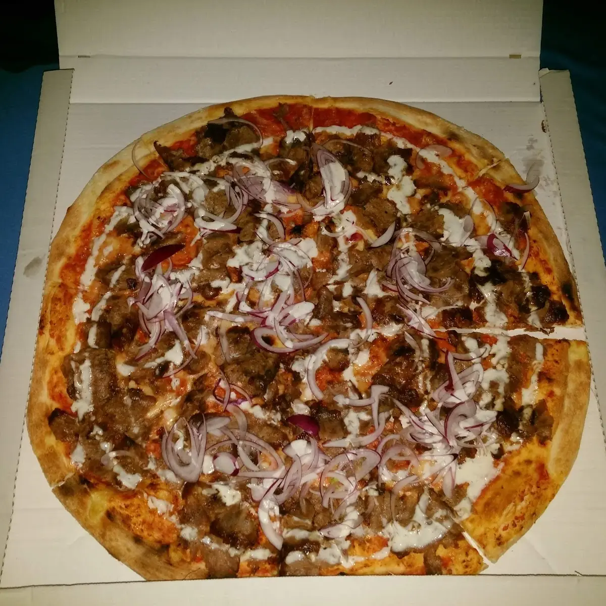 Kebab Pizza