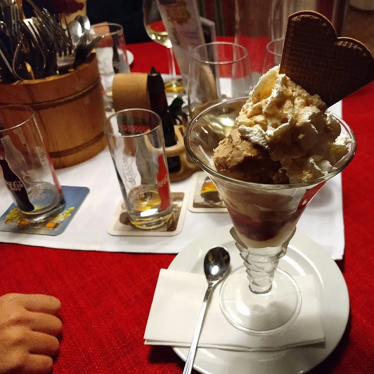 Zwetschgen Eisbecher