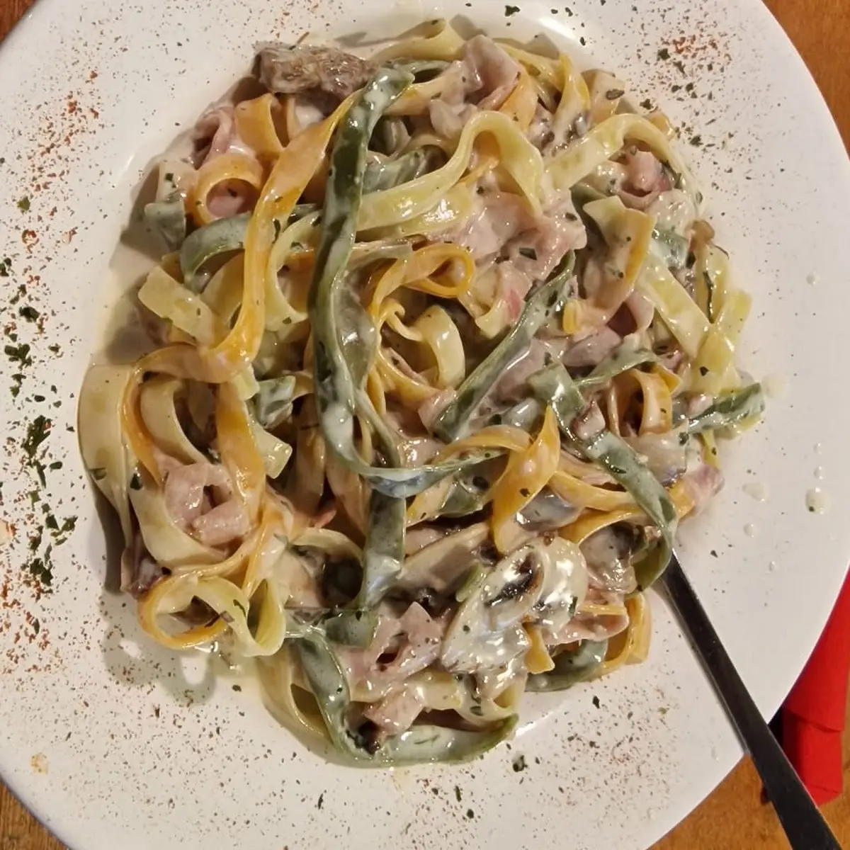 Tagiatelle Nach Art Des Hauses