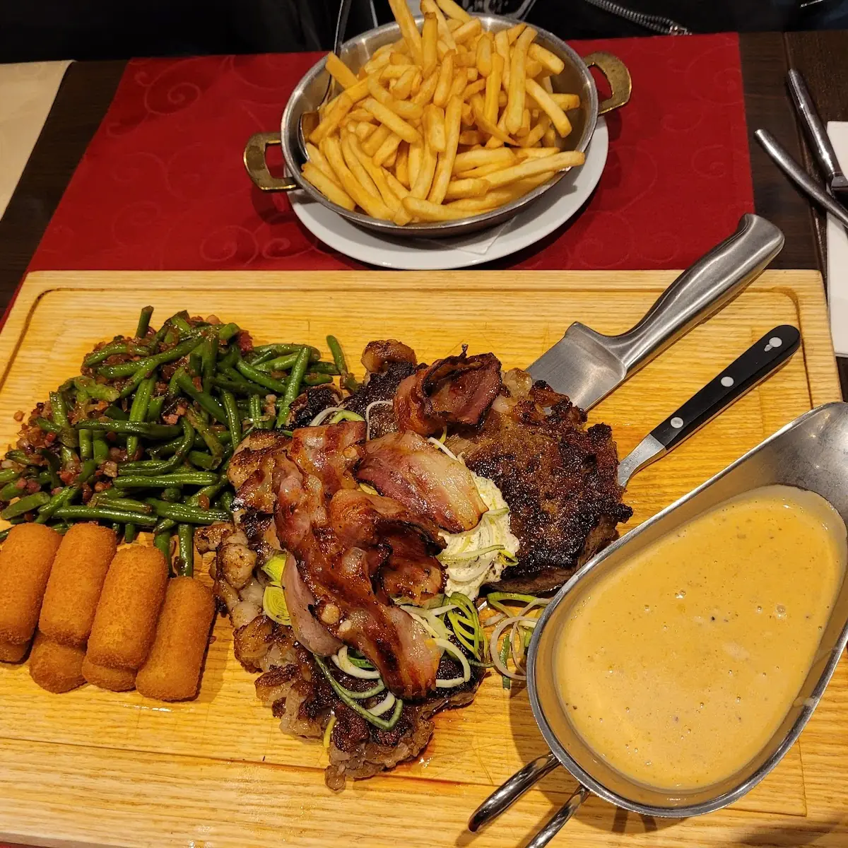 Kalbssteakmenue
