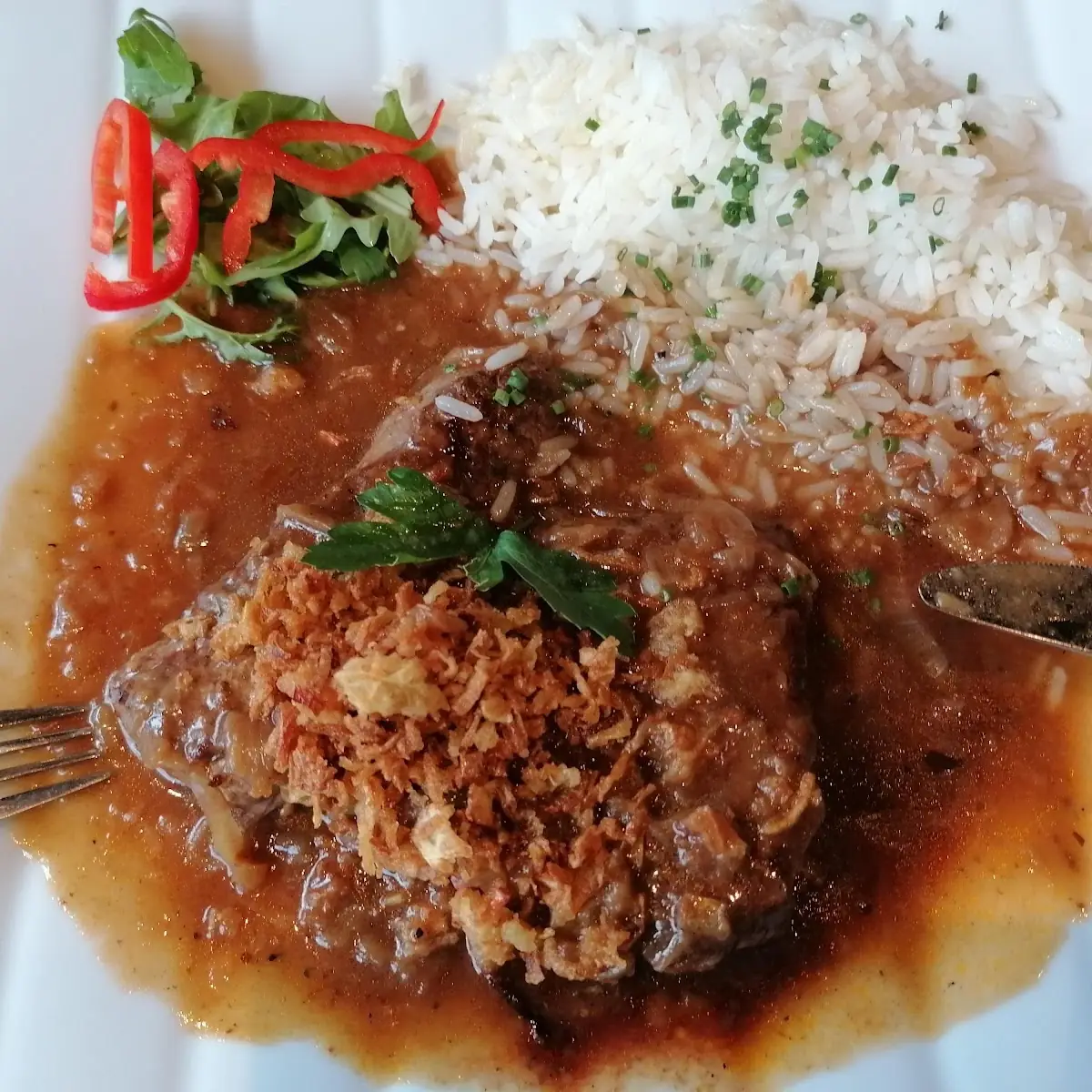 Zwiebelrostbraten