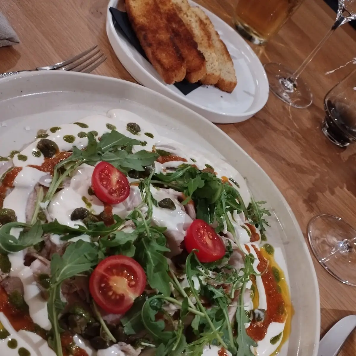 Vitello Forelle, Schwarzfischer Anglerzentrum & Restaurant