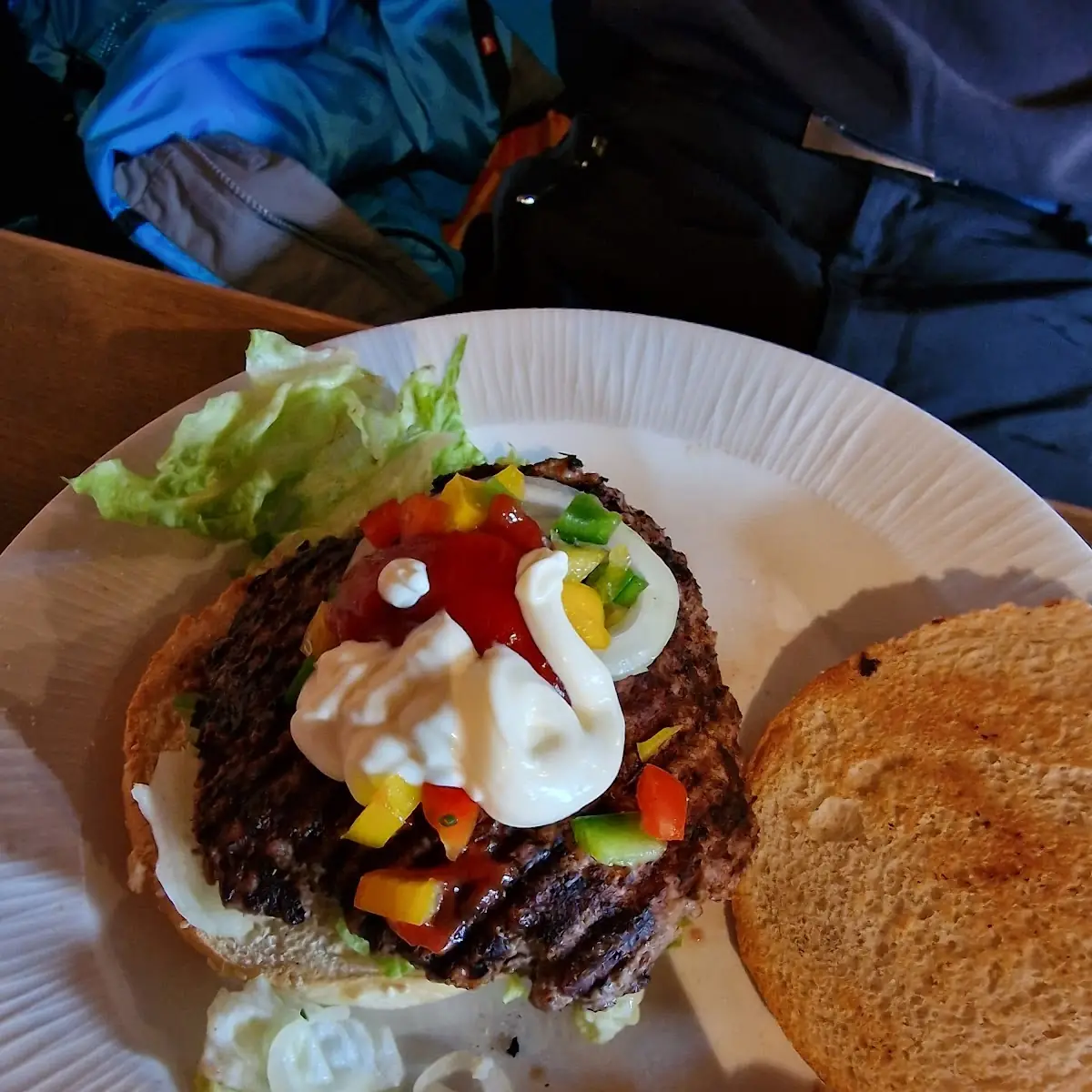 Hamburger Hausgemacht Eigenes Rindfleisch