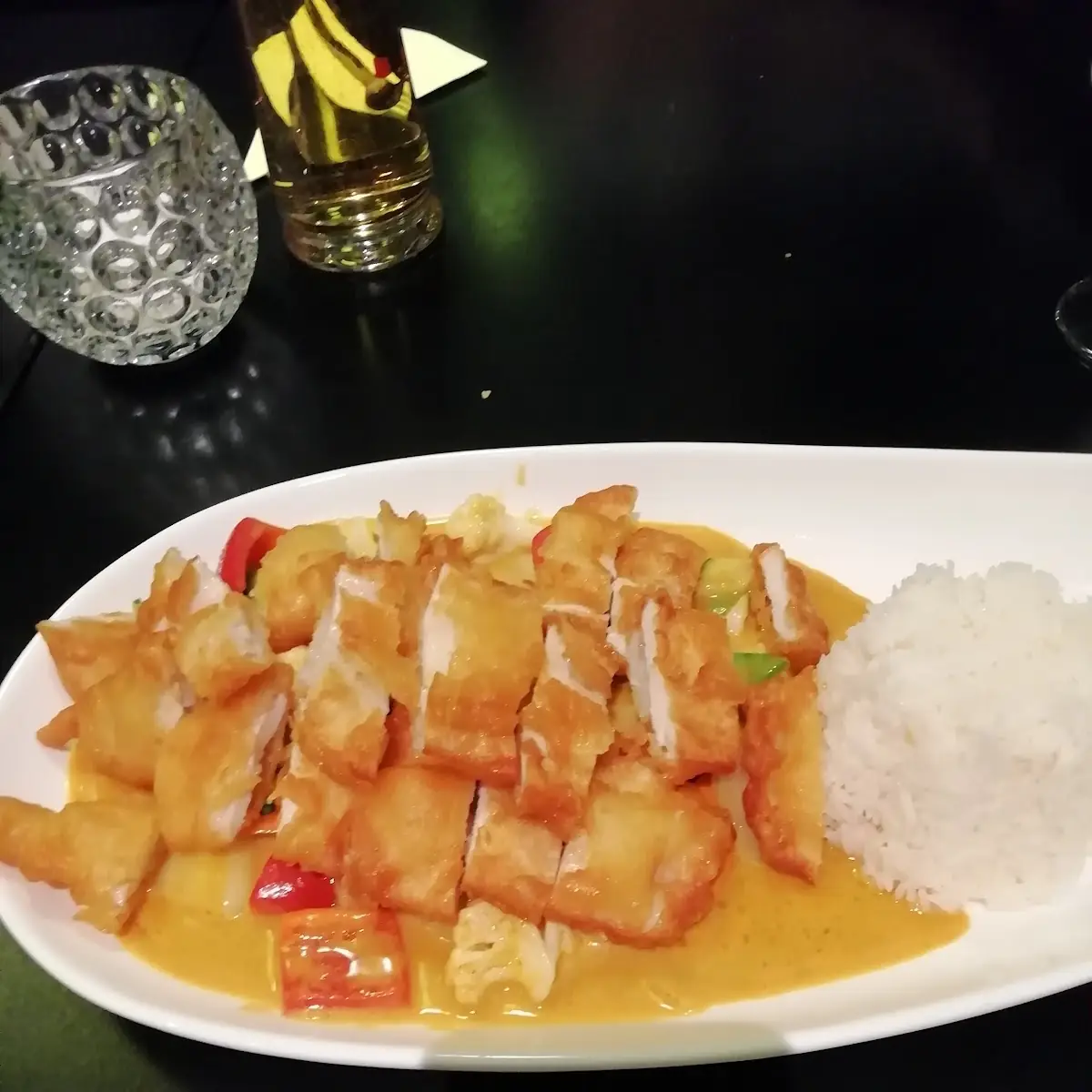 Knuspriges Hähnchen Mit Curry-gemüse