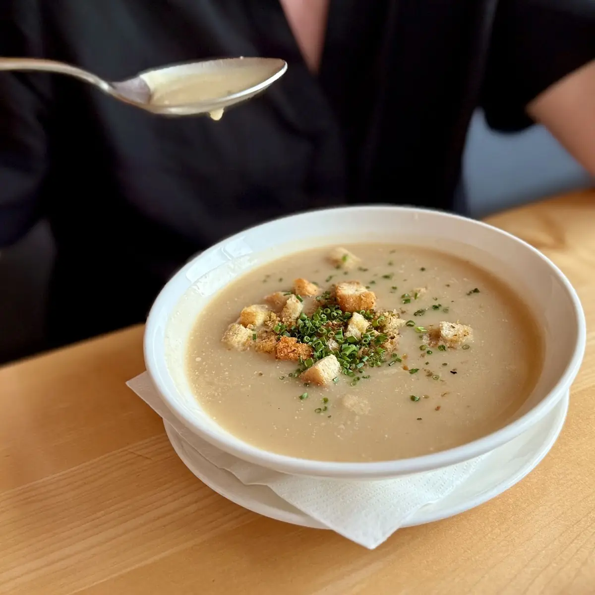 Knoblauchcremesuppe