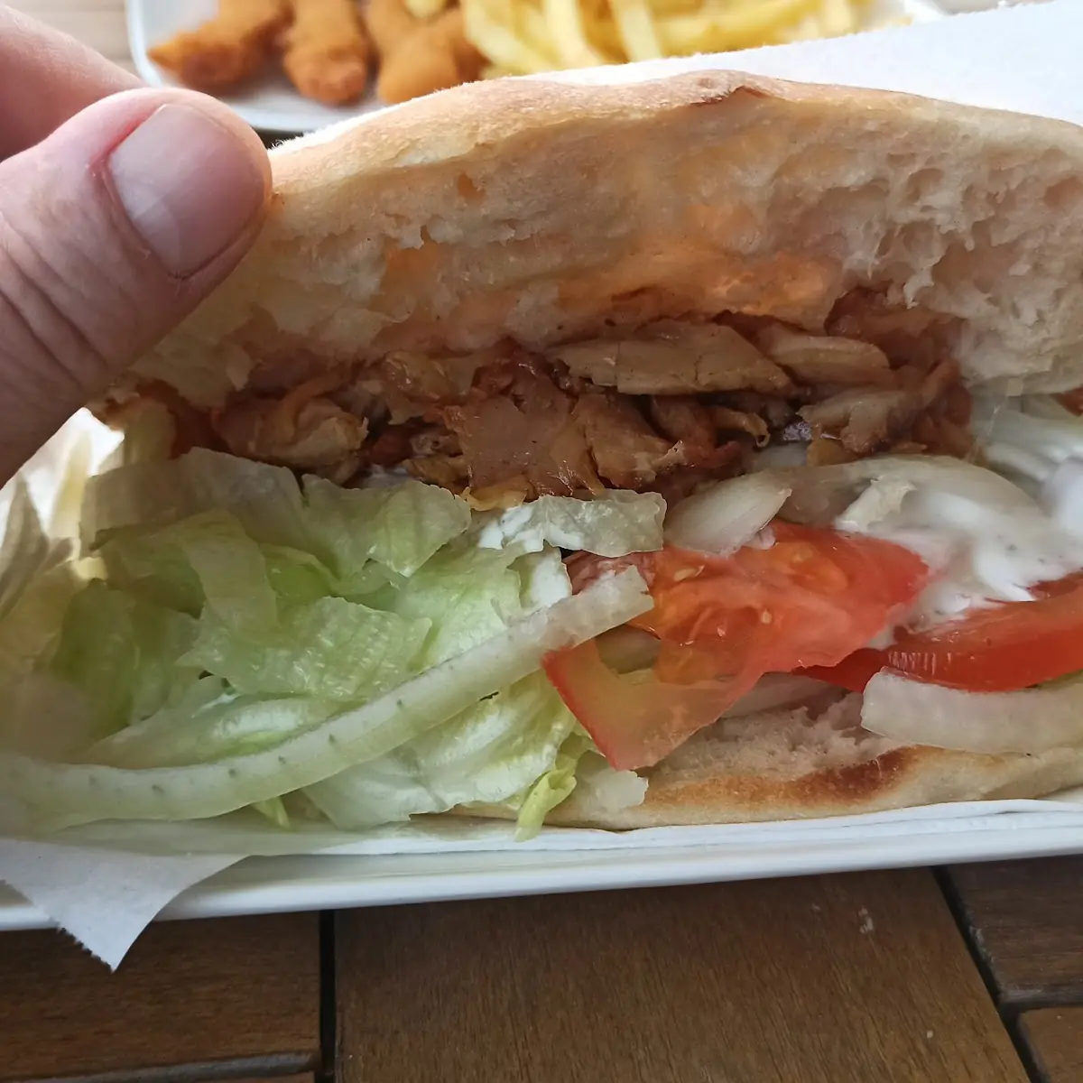 Vegi Falafel Im Dönerbrot
