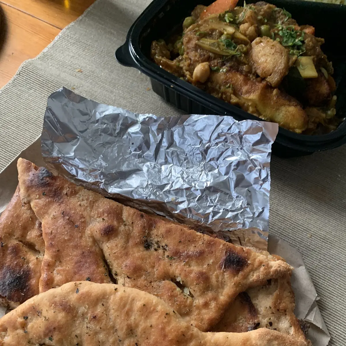 Aloo Naan Brot
