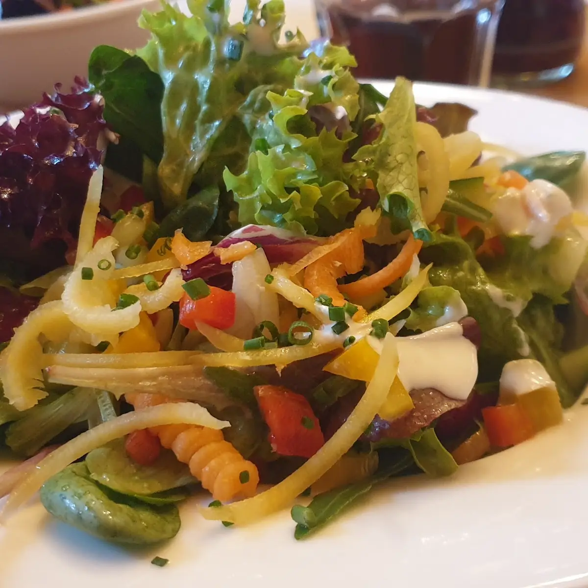 Salat Bunt Gemischt U Perfekt Mariniert