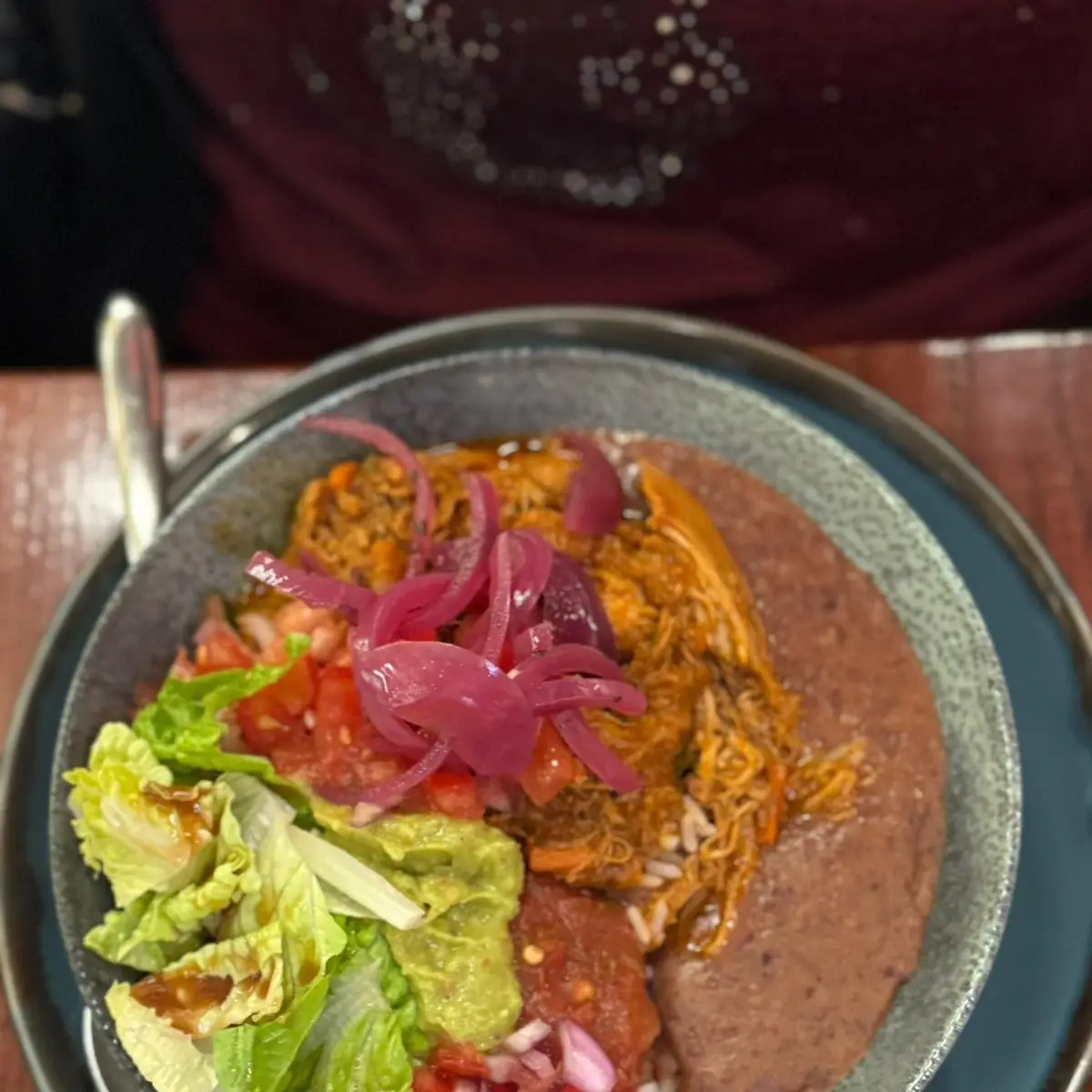 Bowl Mit Hühnerfleisch Und Reis