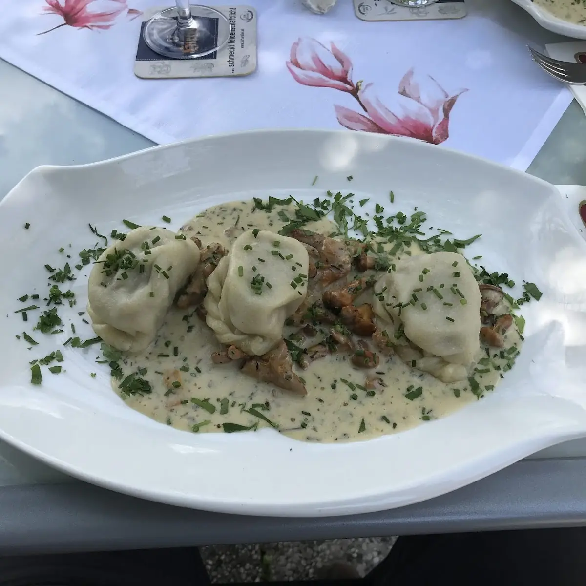 Karnickel Mit Schwammerlsosse