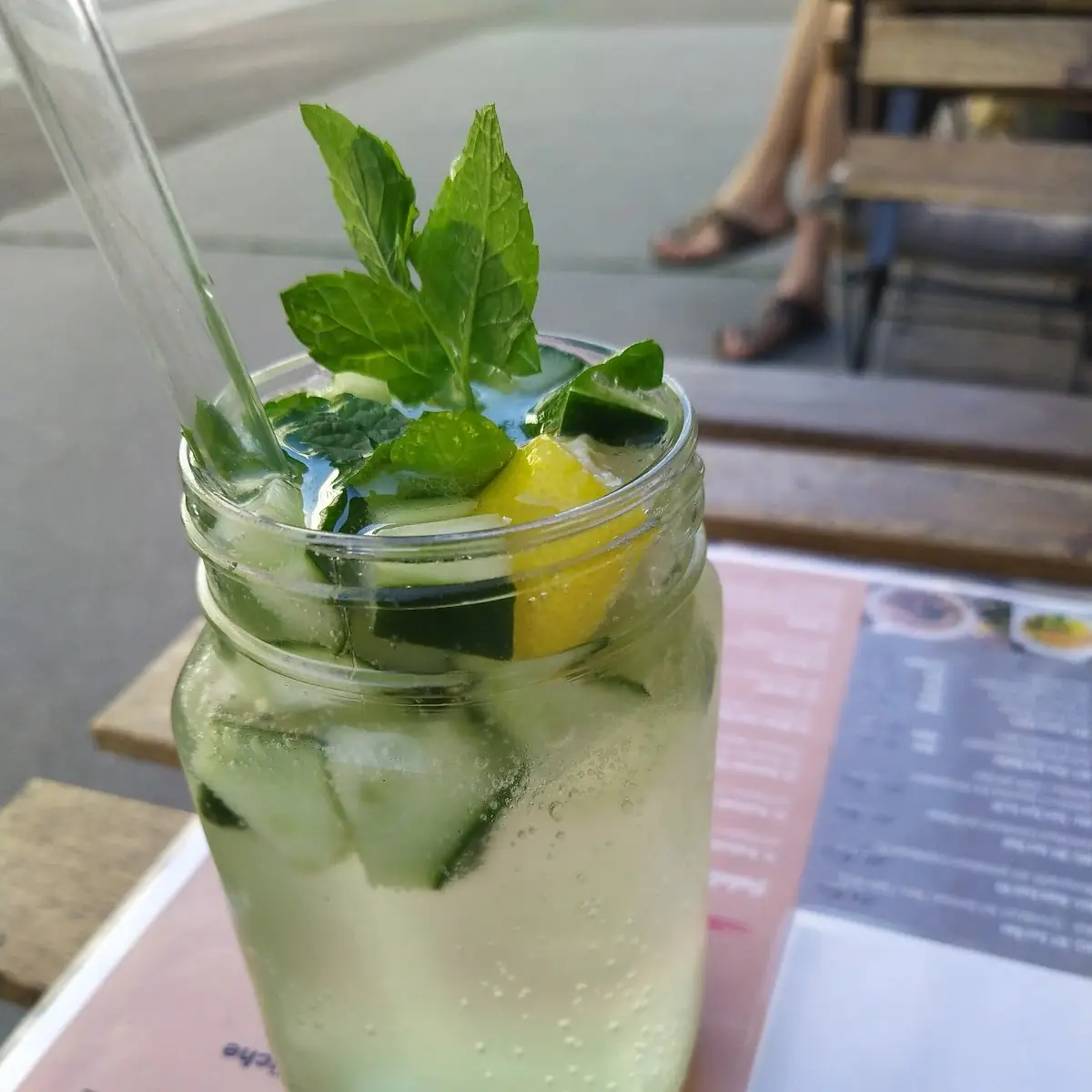Gurkenlimonade Mit Zitrone