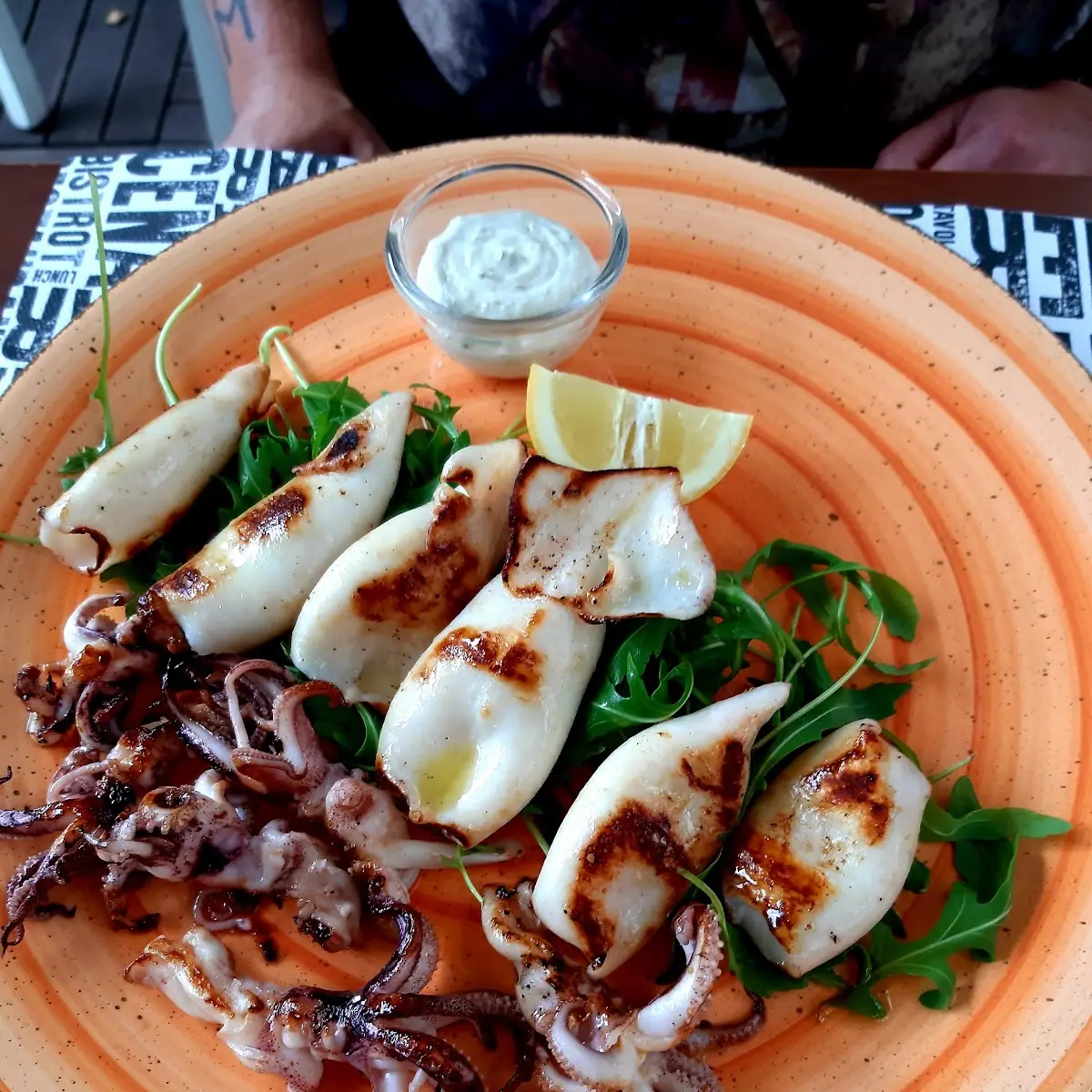 Calamari Gegrillt