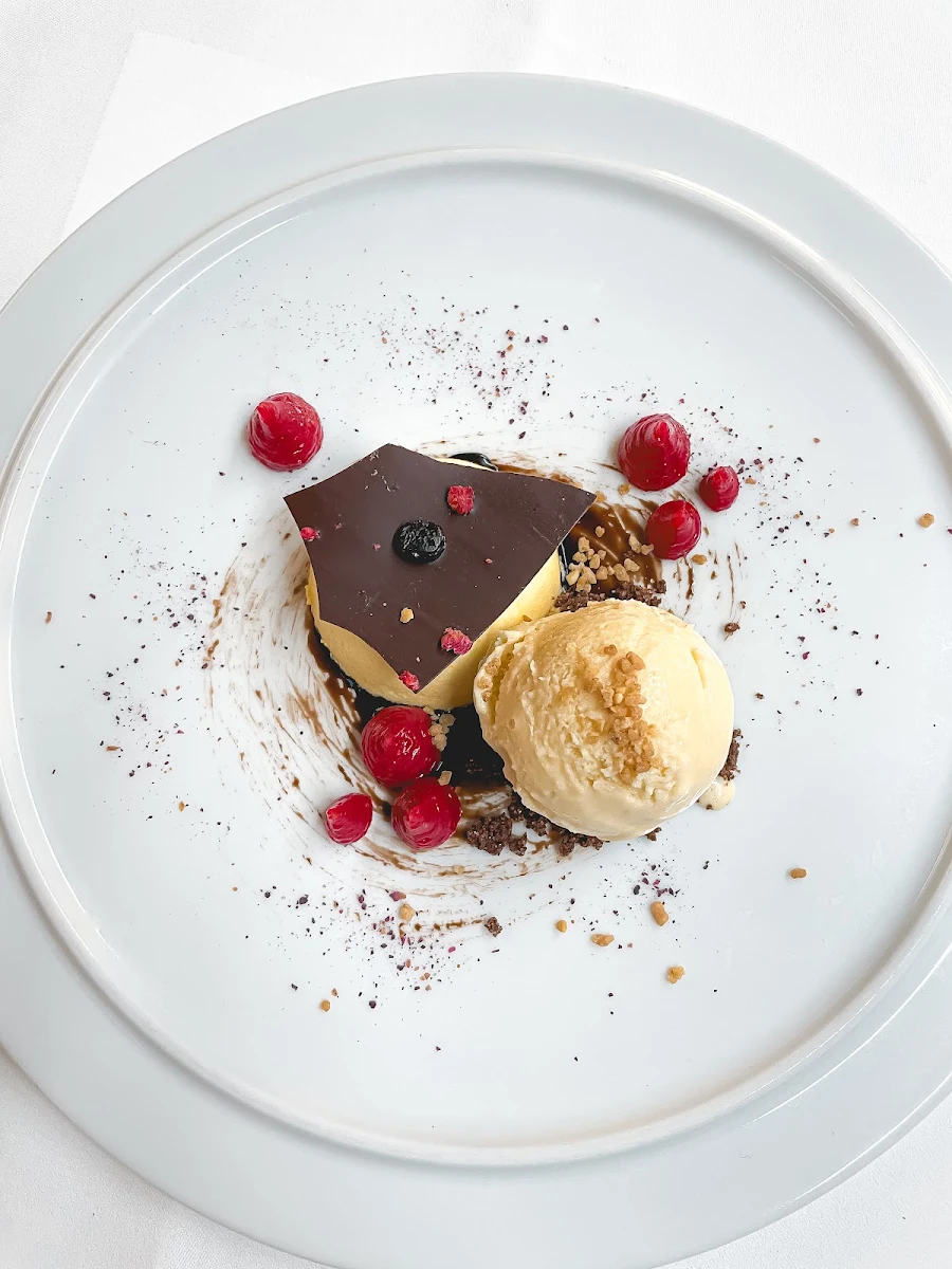 White Chocolate Mousse of Valrhona Chocolate