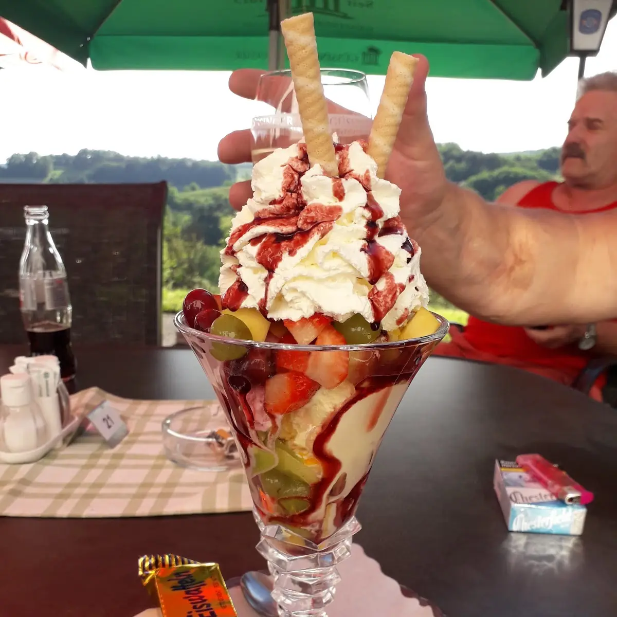 Fruchtbecher Mit Schlag