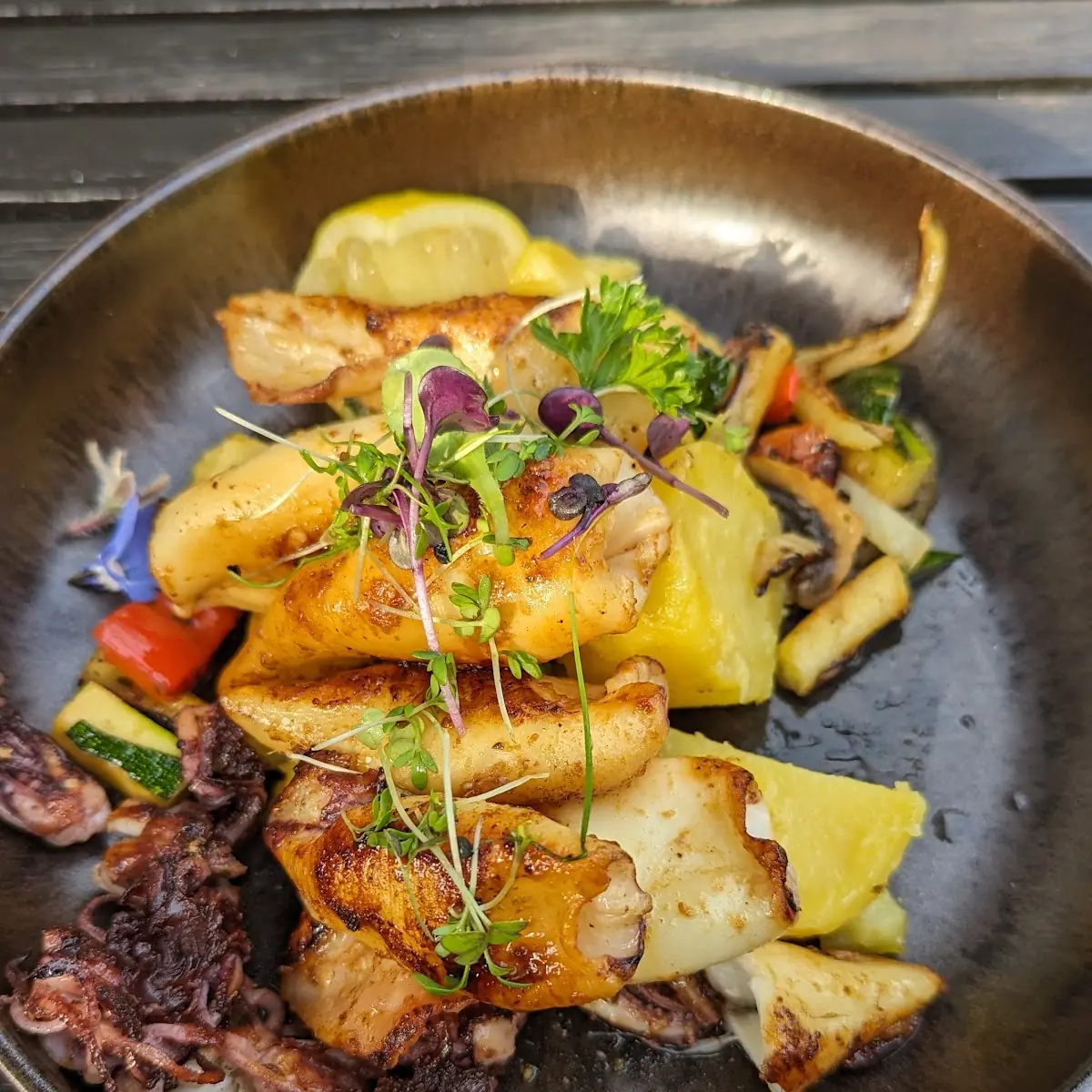 Calamarie Gegrillt