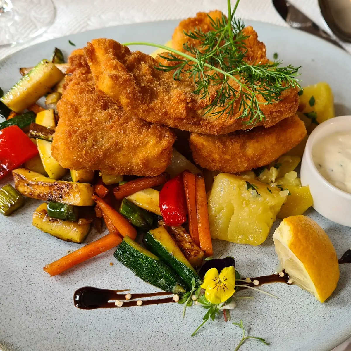 Gebackener Fisch