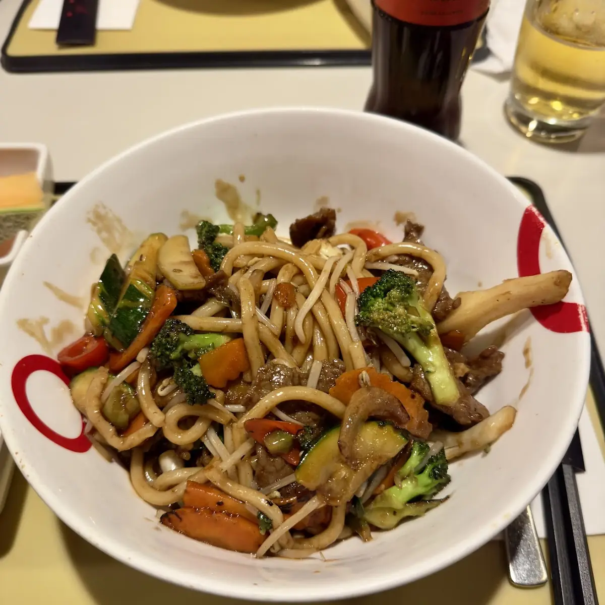 Gebratene Udon Nudeln