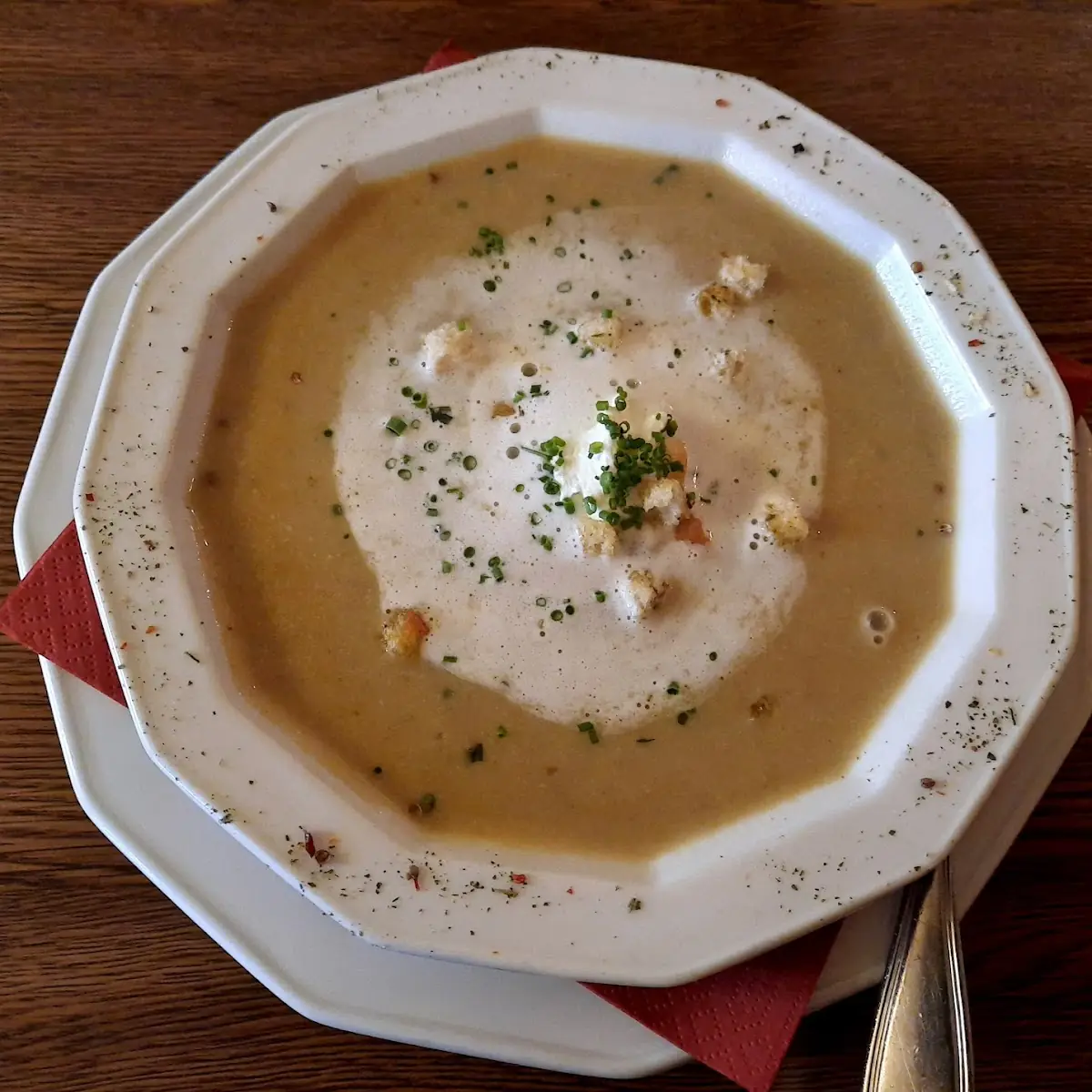 Knoblauch Creme Suppe
