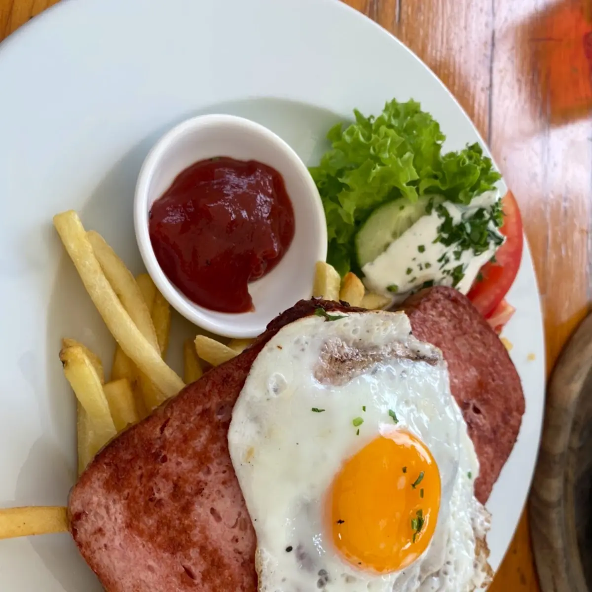Gebratener Leberkäse