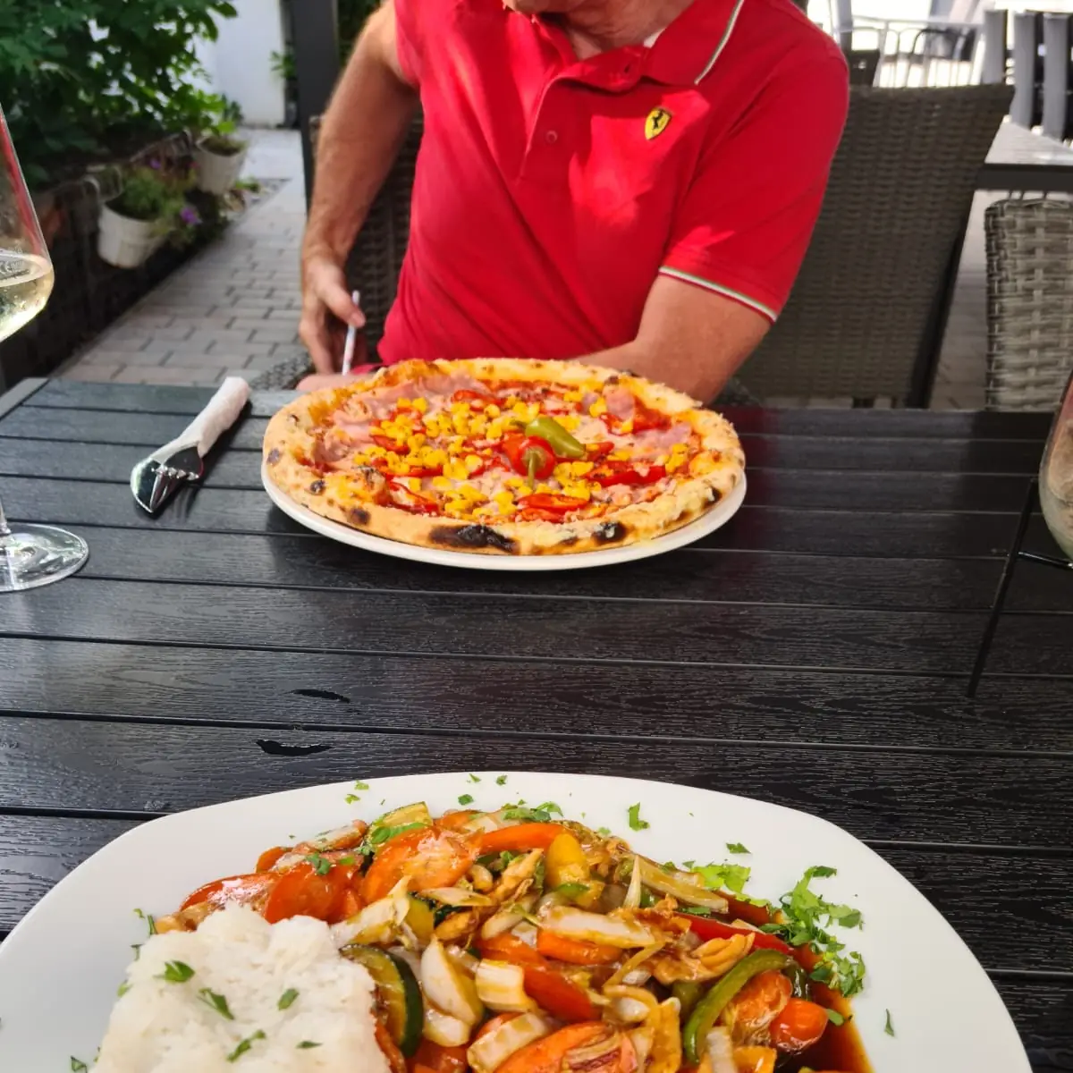 Wok-gericht Mit Huhn