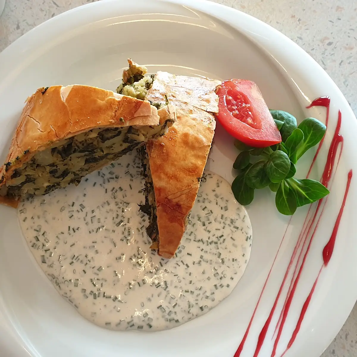 Spinatstrudel