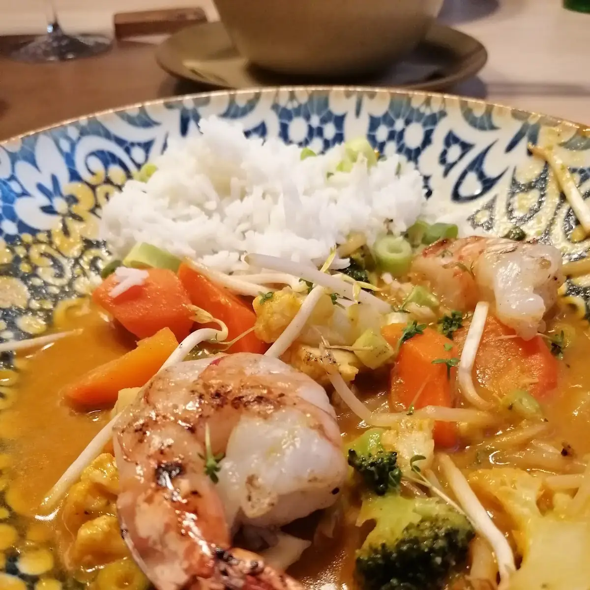 Asiatisches Thai Gemüse Sehr Gut