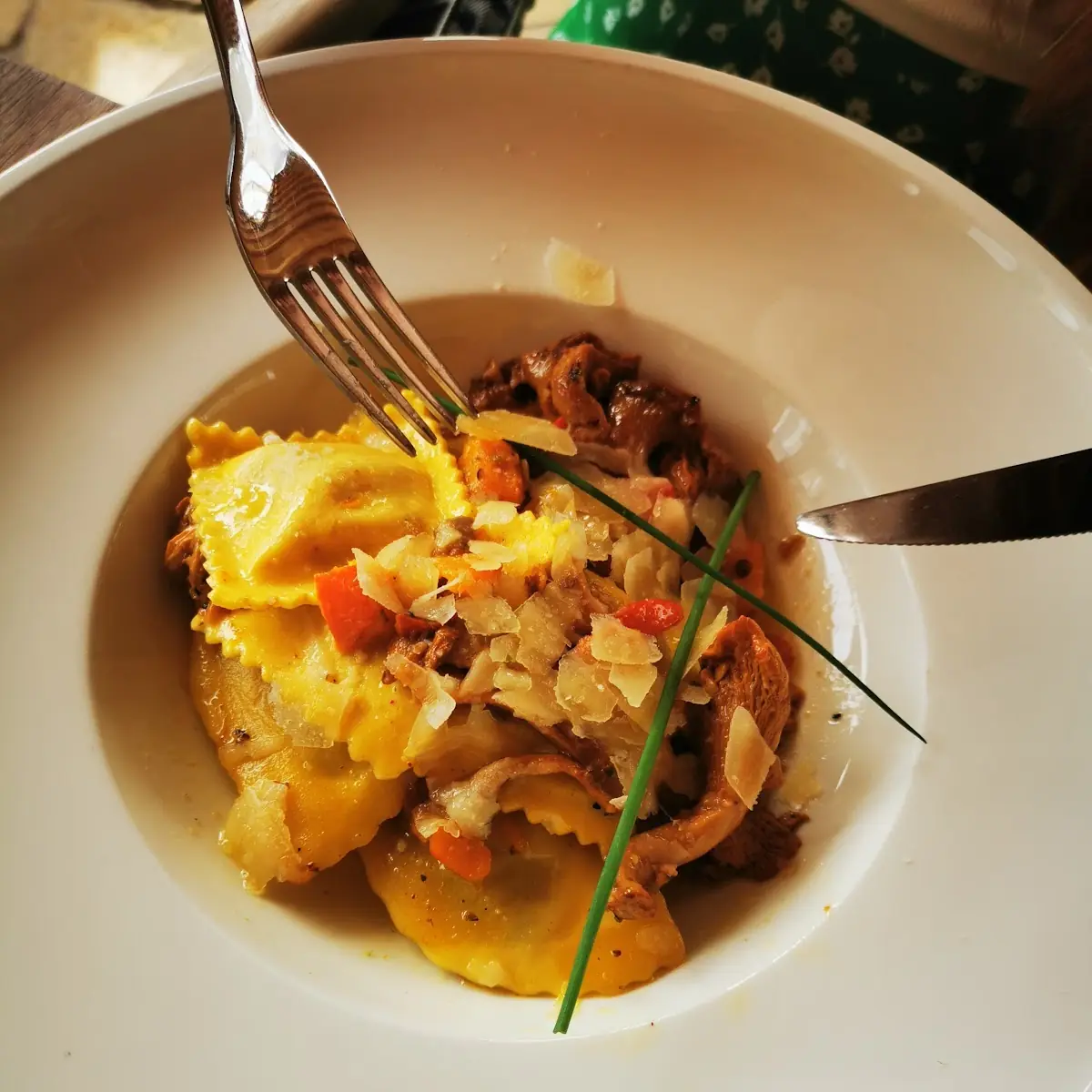 Ravioli In Butter Ertränkt