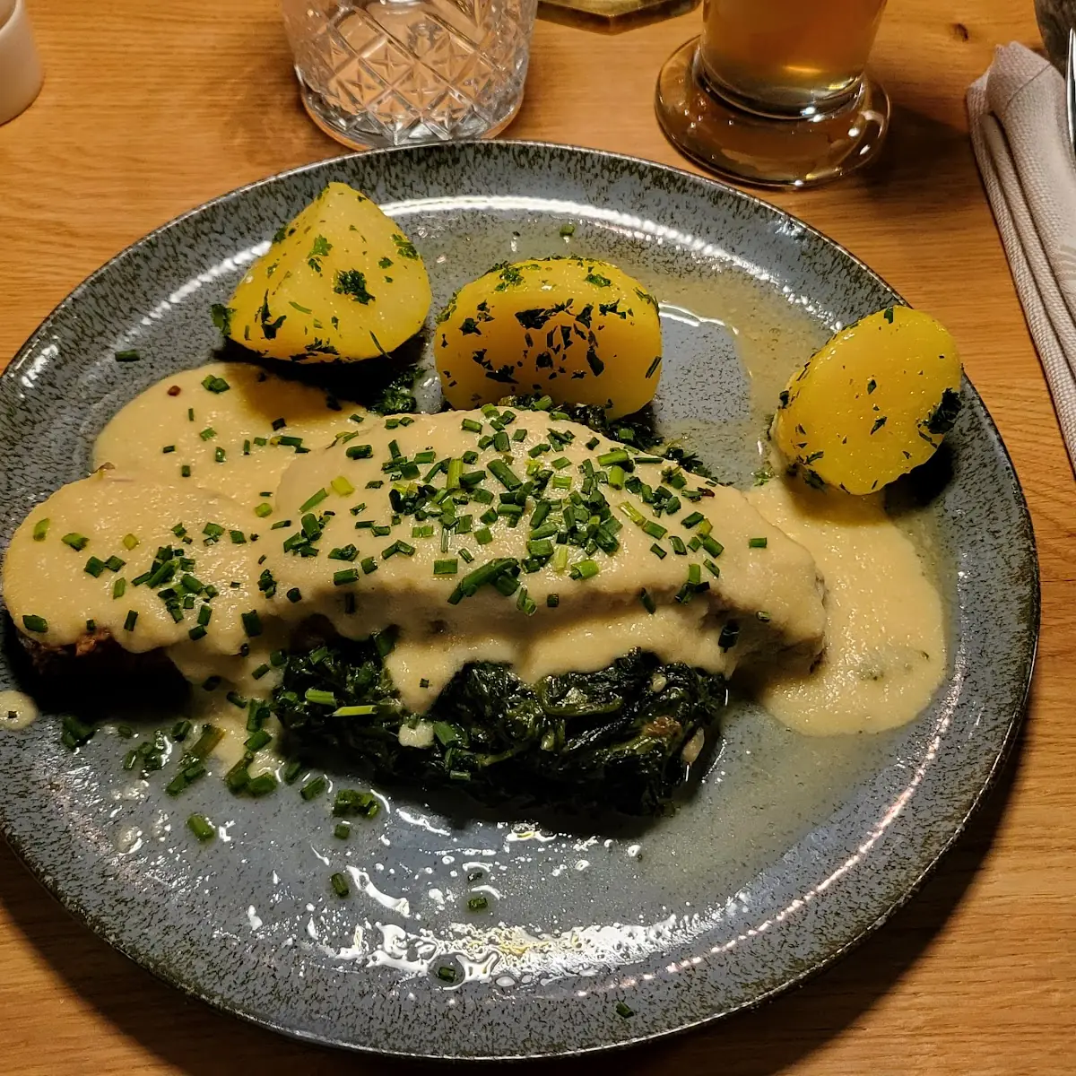 Tafelspitz Mit Krensauce Und Rahmspinat