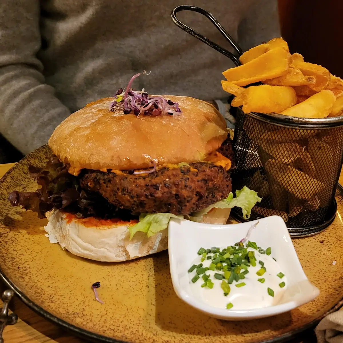 Vegetarischer Burger