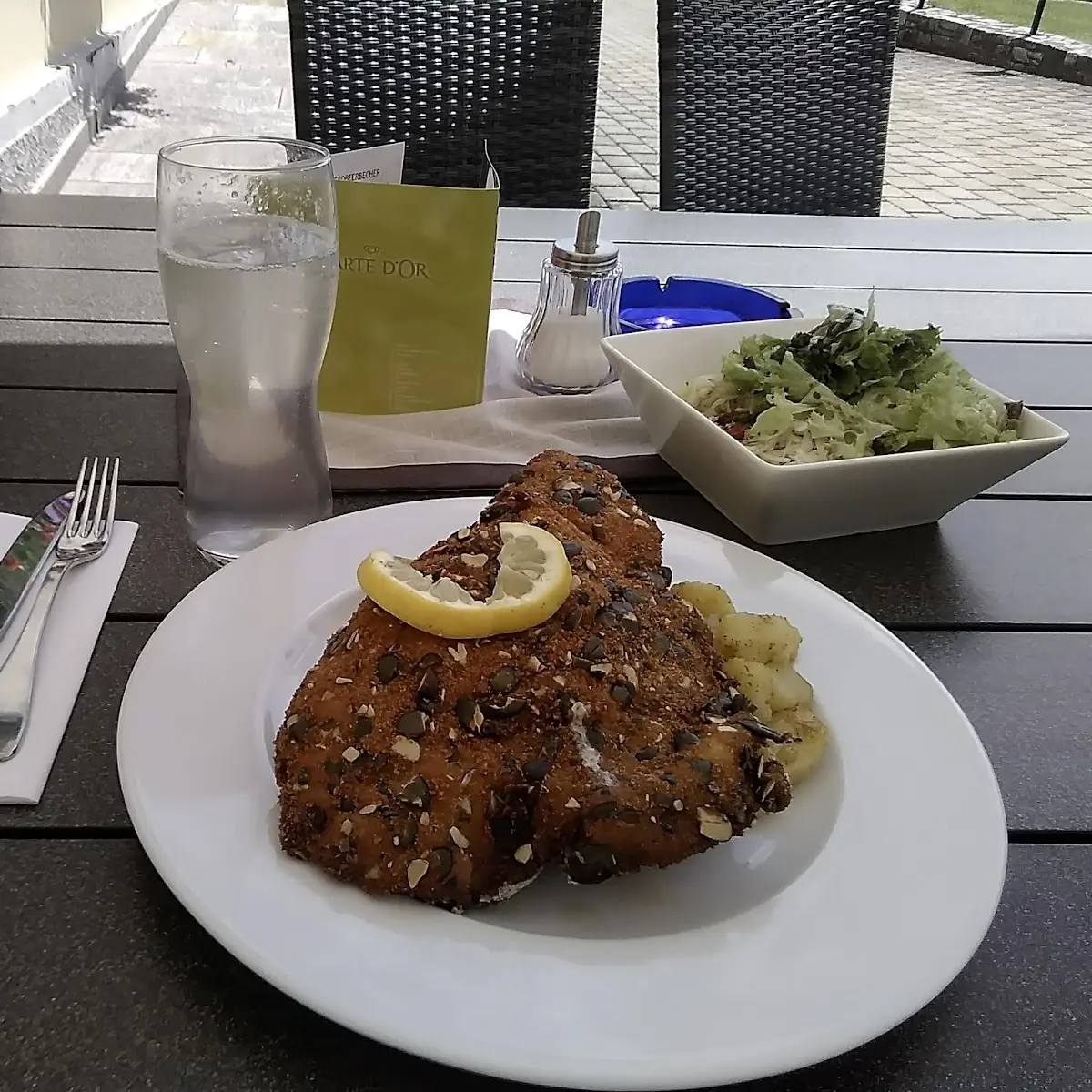Schnitzel Mit Kürbiskernpanier