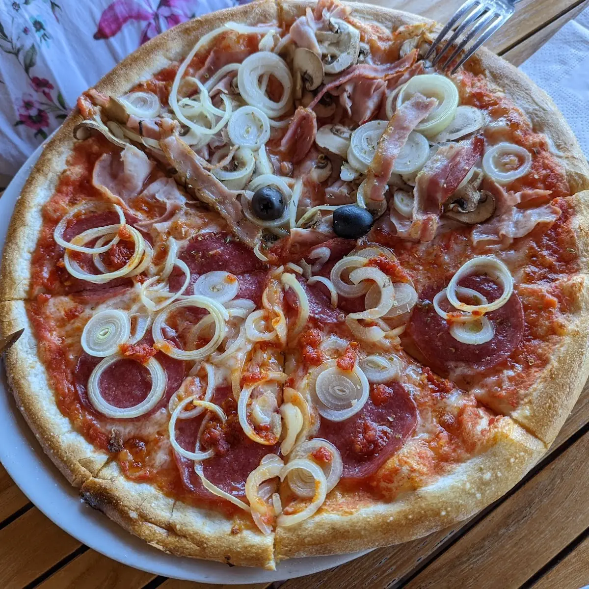 Pizza Halb Halb