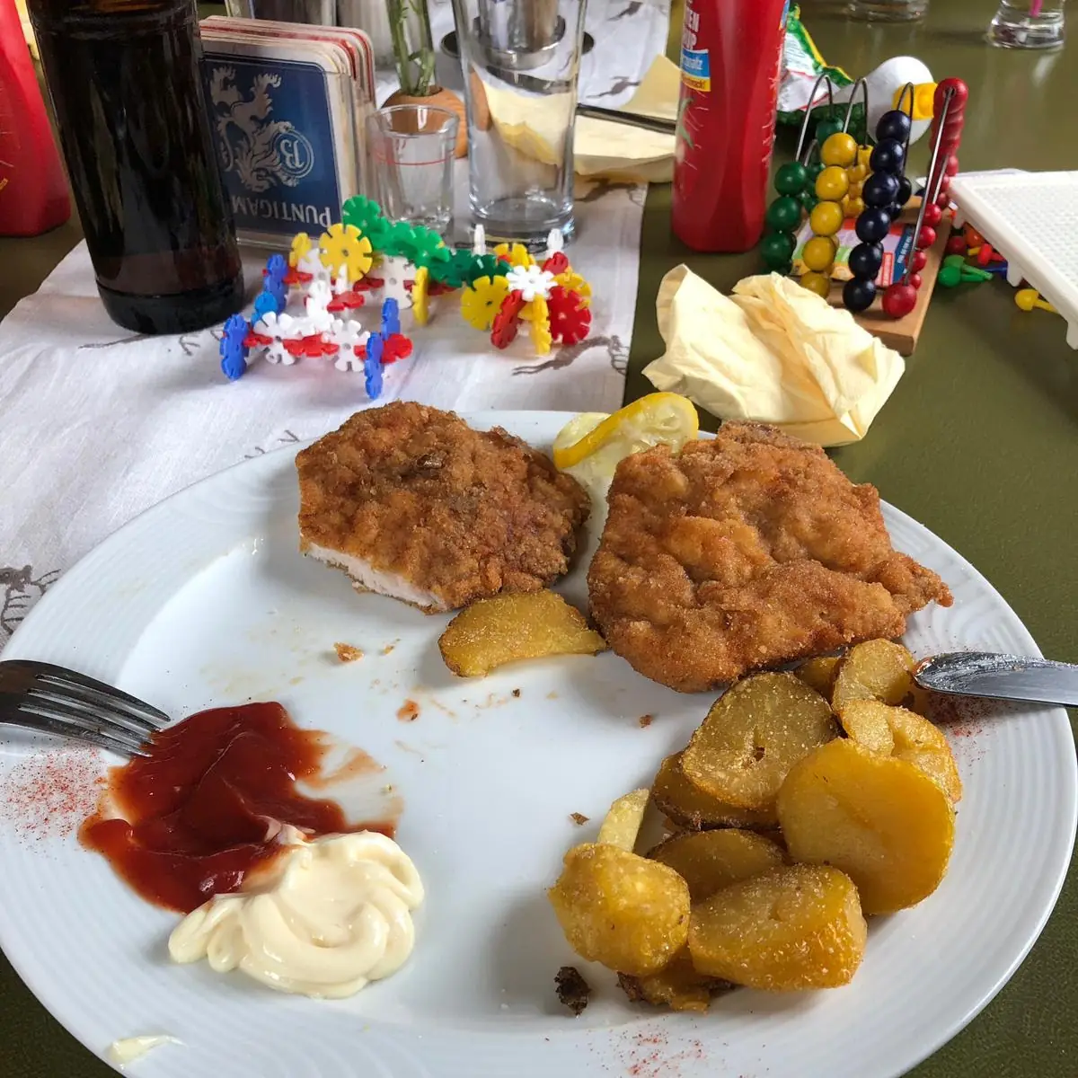 Wiener Schnitzel Mit Bratkartoffeln