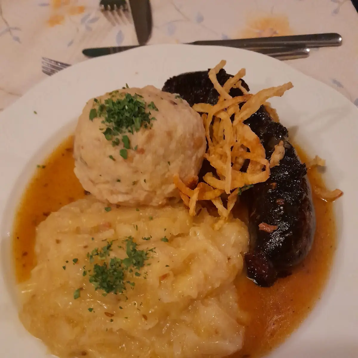 Boudin Choucroute Et Knödel