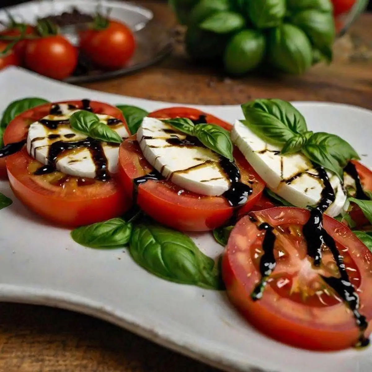 Tomaten-mozzarella Salat